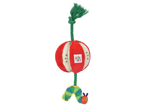 Very Hungry Caterpillar Apple Rope Tug Dog Toy