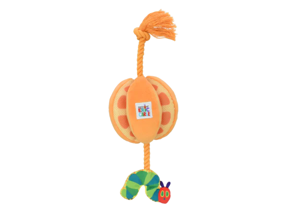 Very Hungry Caterpillar Orange Rope Tug Dog Toy