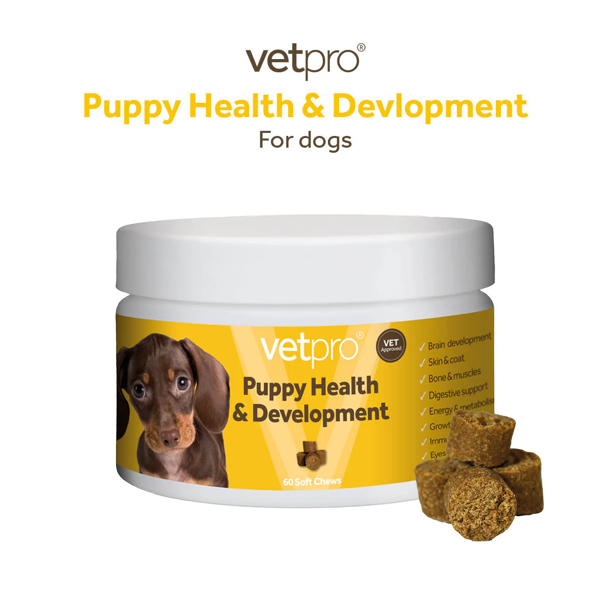 Vetpro Chews Puppy Health & Development - Image 5