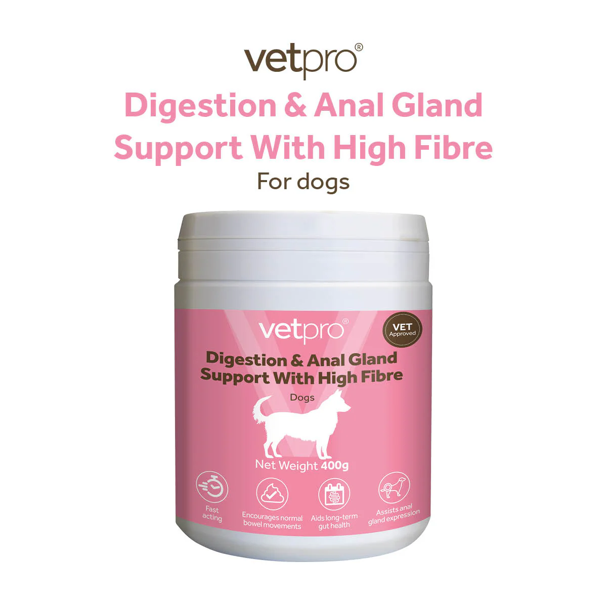 Vetpro Digestion & Anal Gland Support with high fibre - Image 6