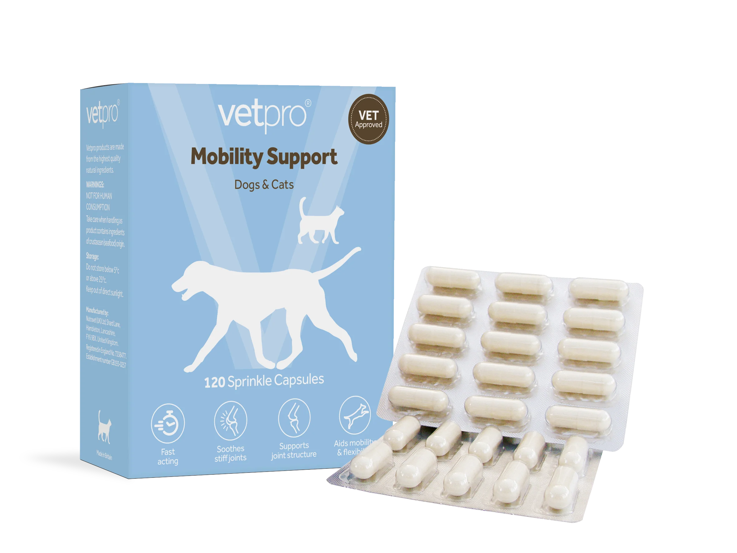 Vetpro Mobility Support - 120 capsules