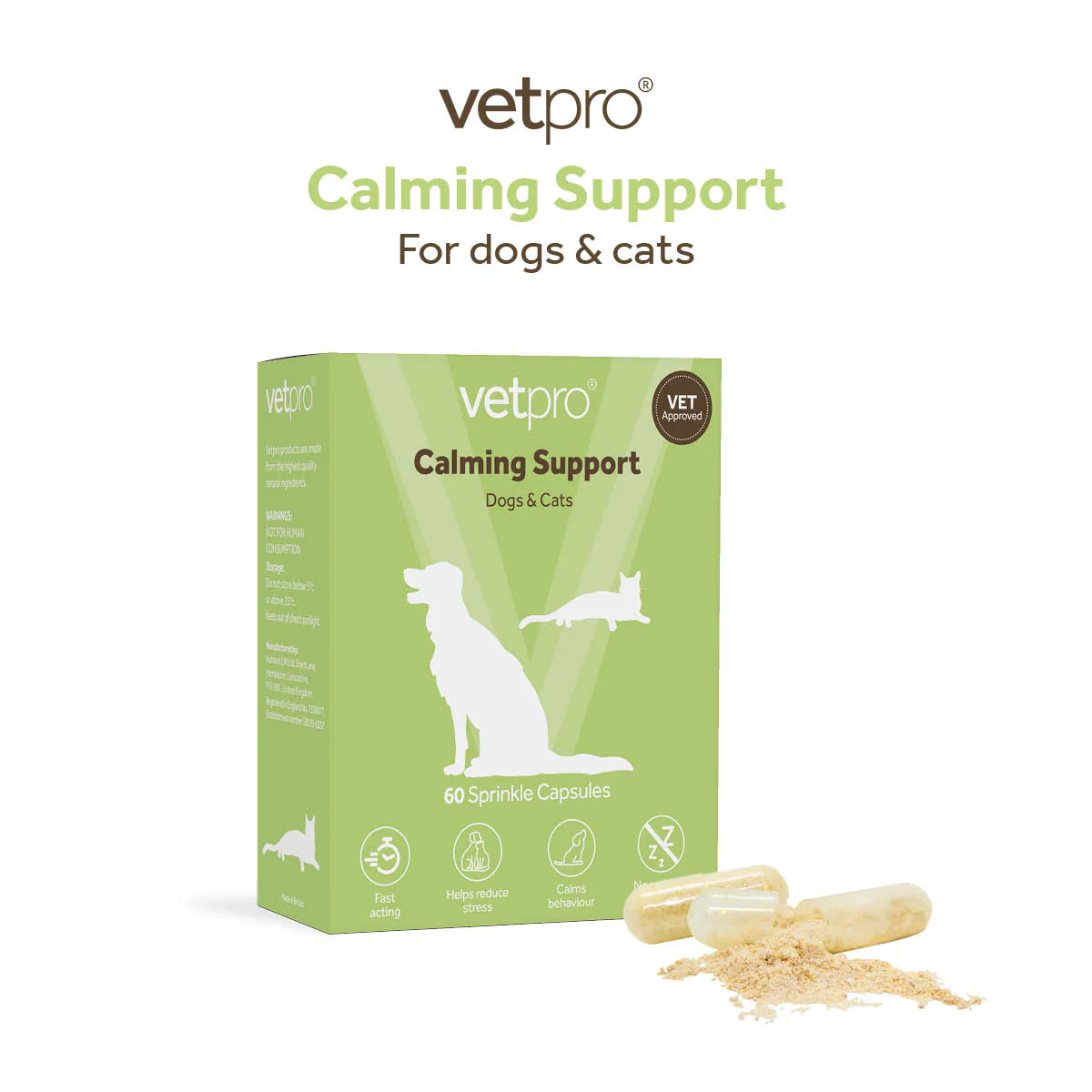 Vetpro Calming Support - 60 capsules - Image 6