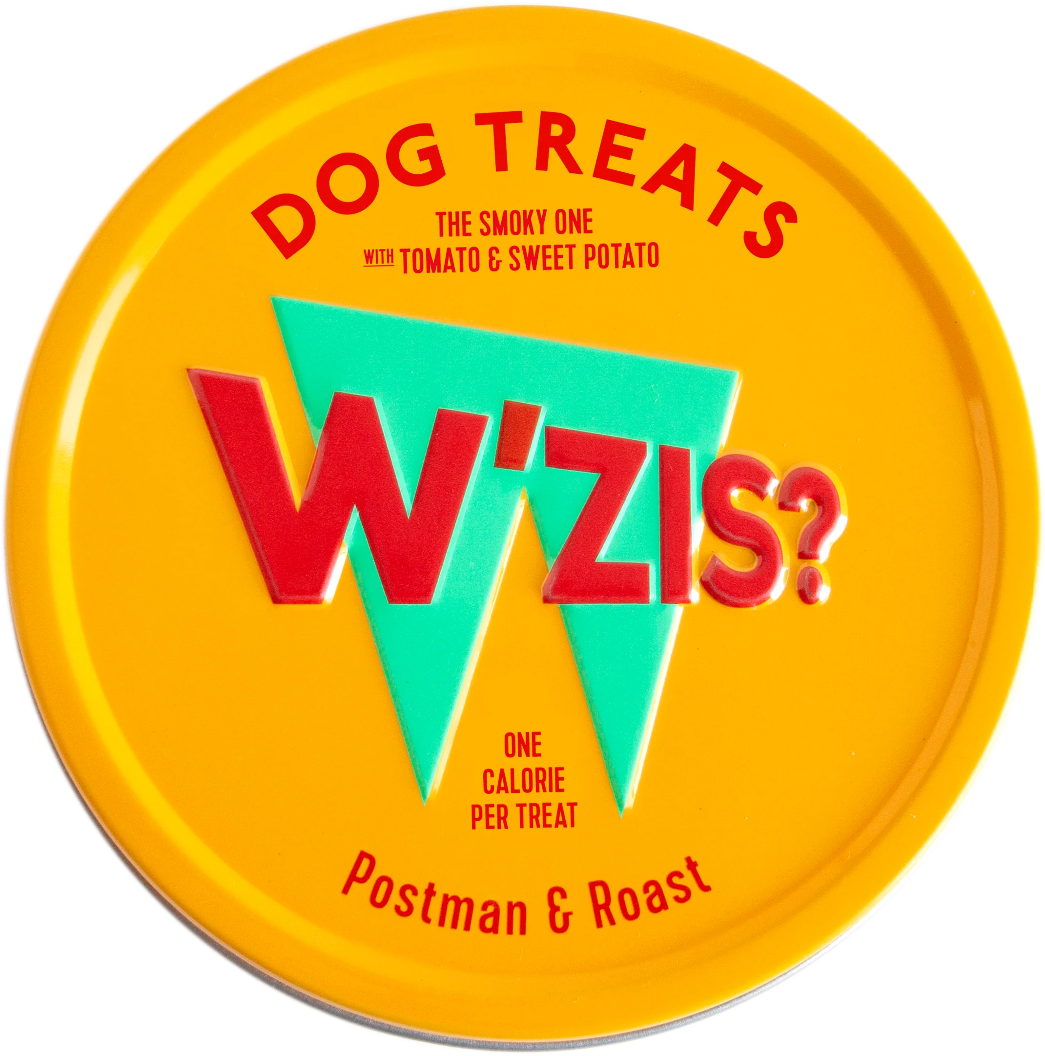 W'ZIS Postman & Roast 1-Calorie Dog Treat Tin - Smoky Flavour 50g