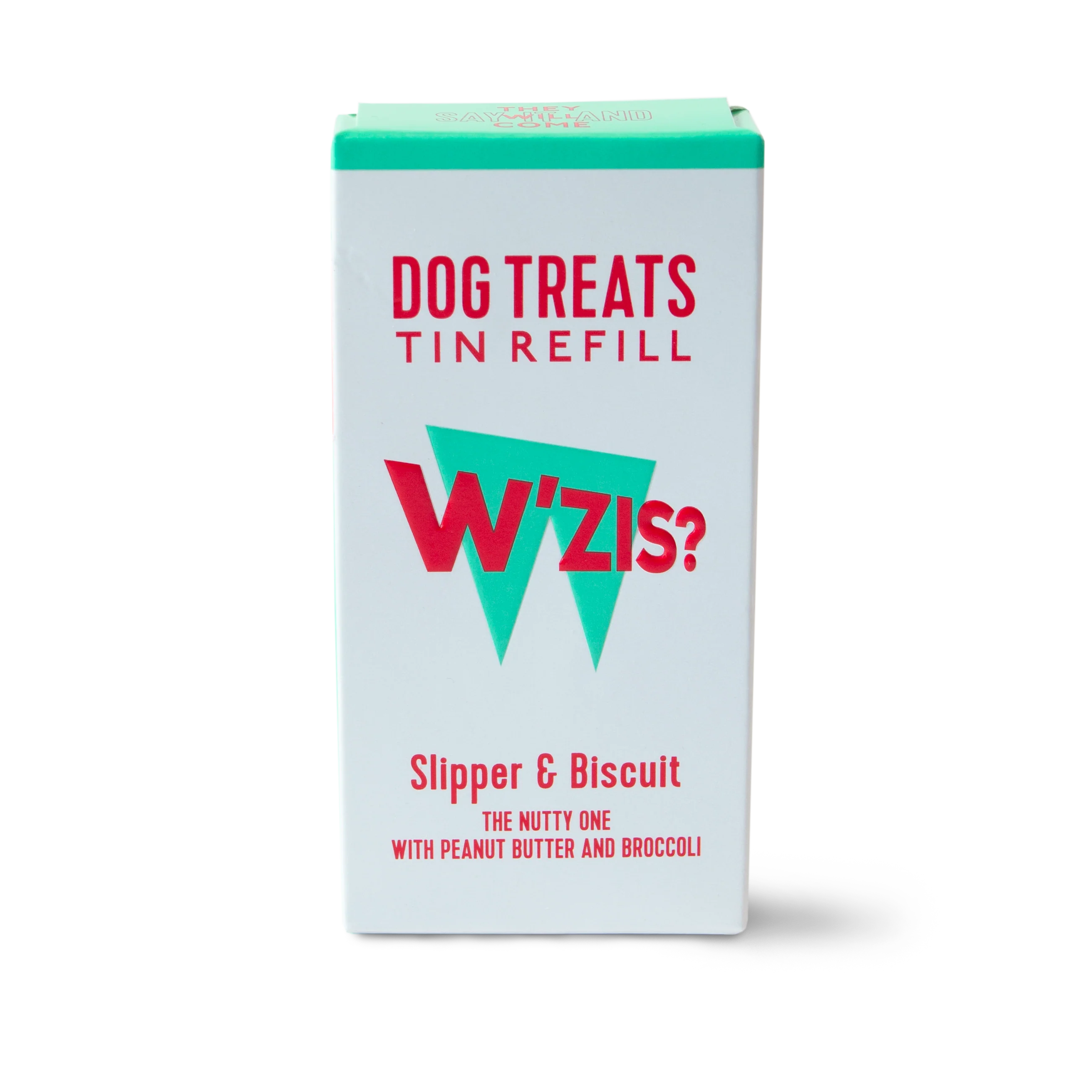 W'ZIS Slipper & Biscuit 1-Calorie Dog Treat Carton - Nutty Flavour 48g
