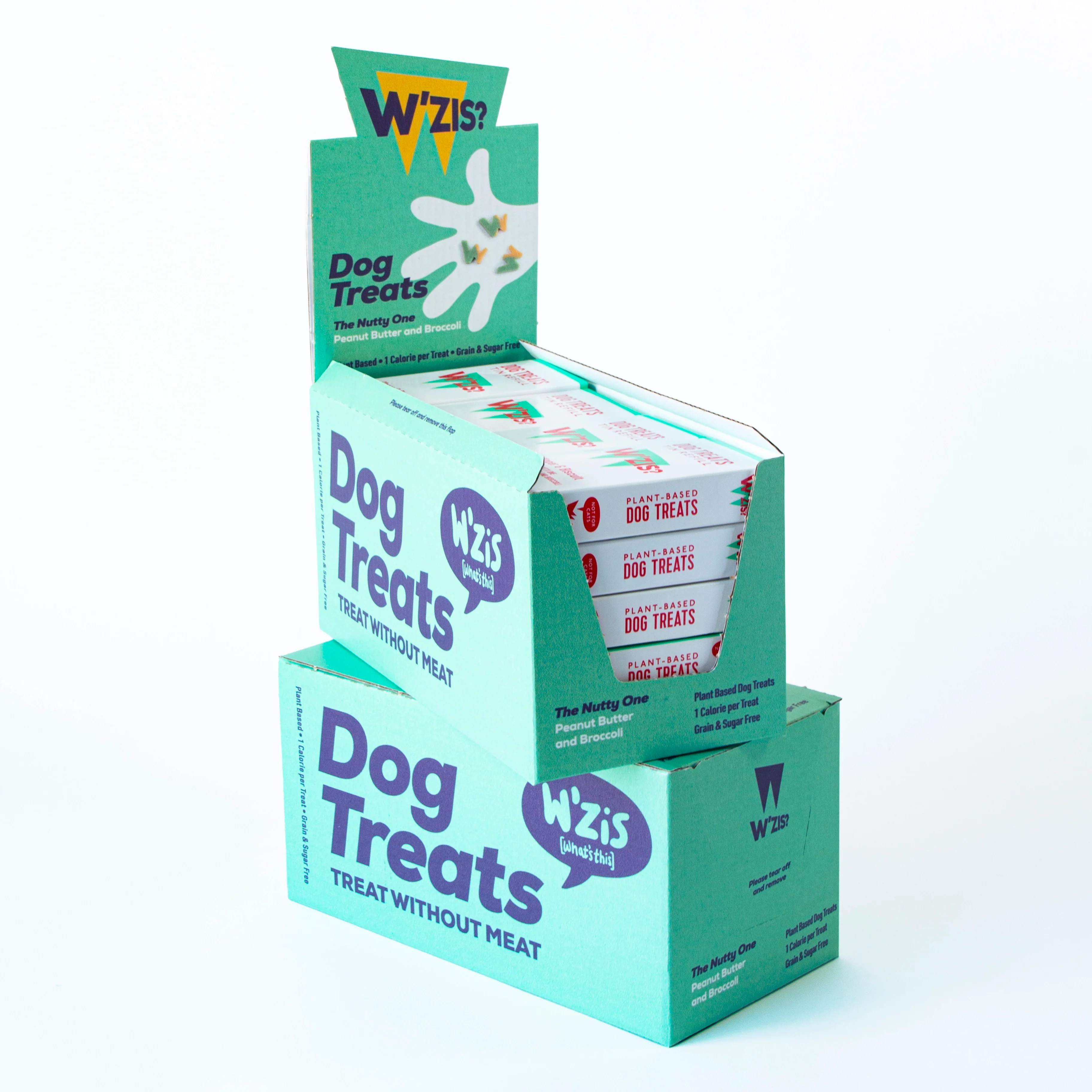 W'ZIS Slipper & Biscuit 1-Calorie Dog Treat Carton - Nutty Flavour 48g - Image 2