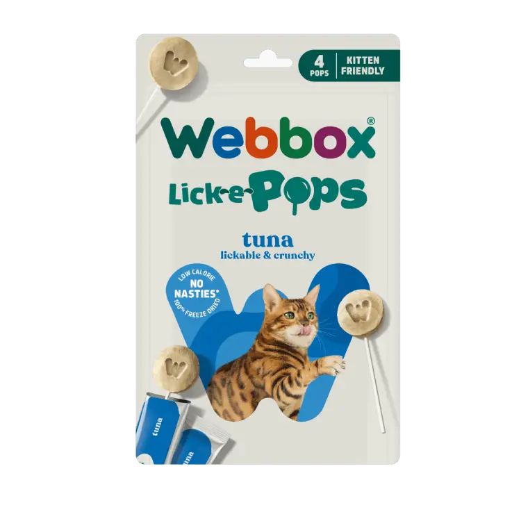 Webbox Cat Lick-e-Pops Tuna 4 Pops (1 pack/ 13 packs)