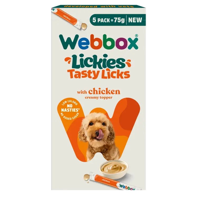 Webbox Dog Lickies Chicken Creamy (1 pack/ 17 packs)