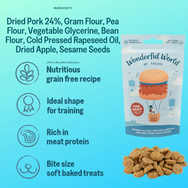 Wonderful World of Treats Pork Burger - Image 3