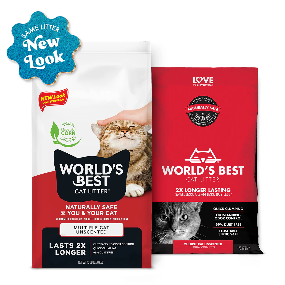 World’s Best Cat Litter Multiple Unscented (2 sizes) - Image 2