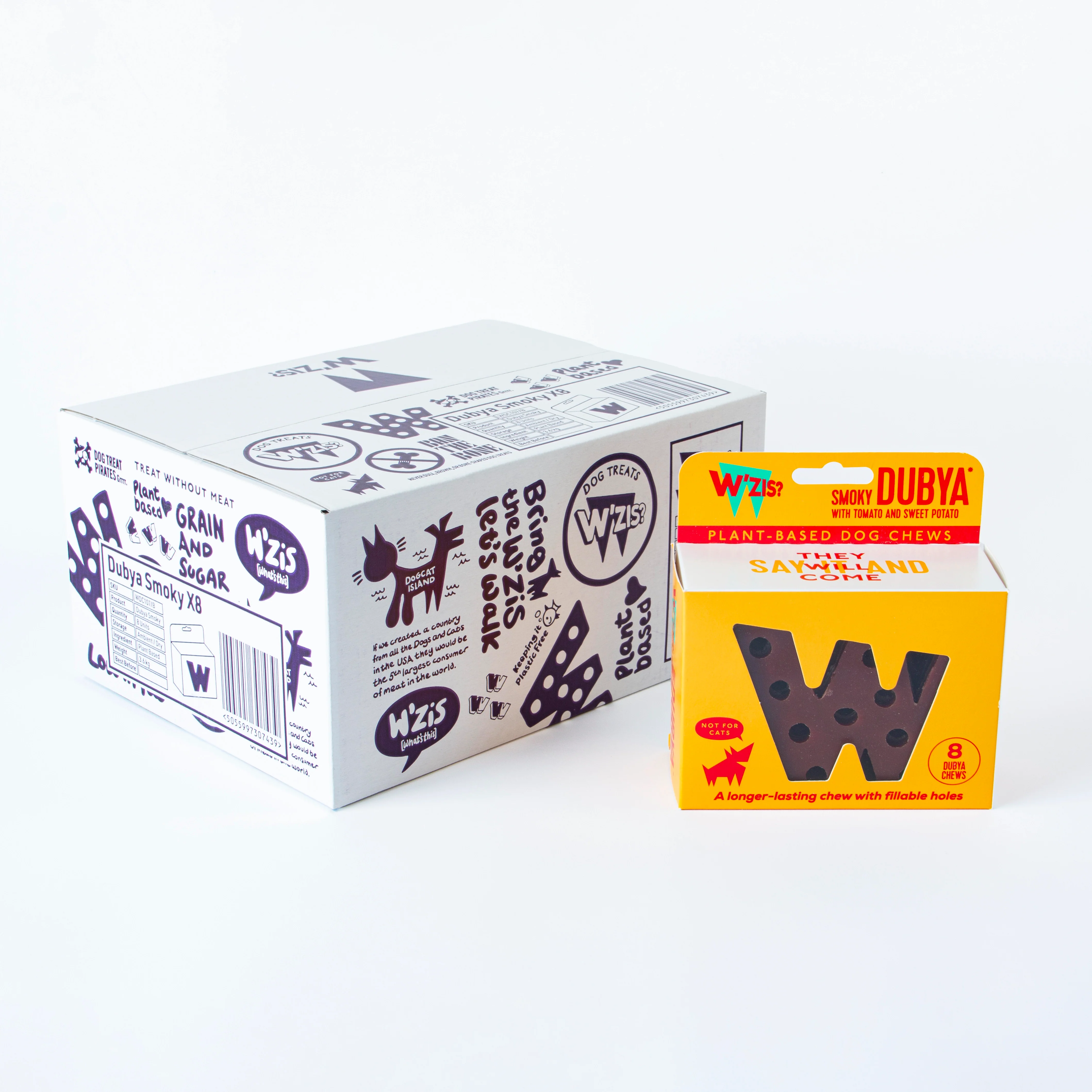 W'ZIS Smoky Dubya Long Lasting Chews - 8 Chew Box - Image 2