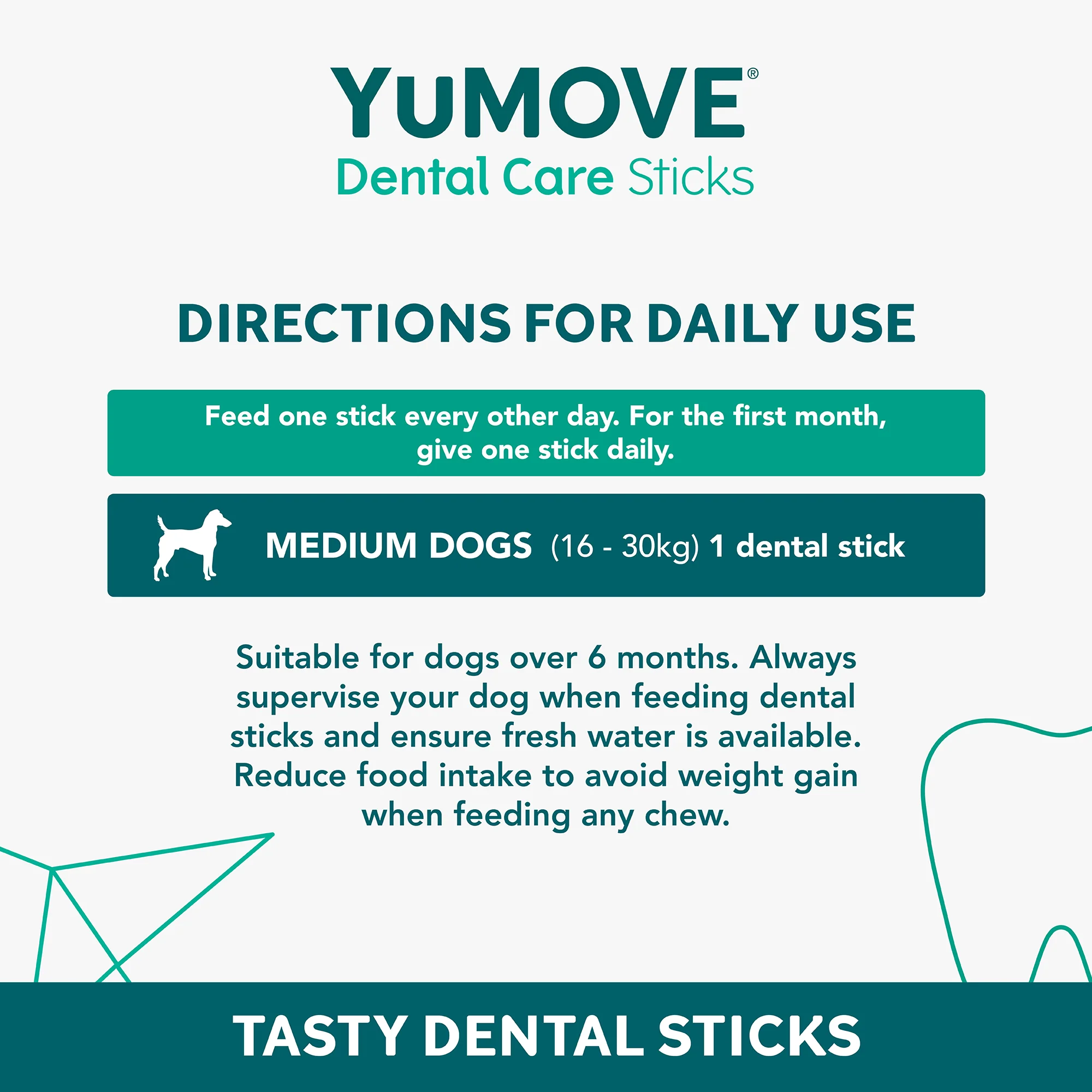 YuMOVE Dental Care For Dogs (14 sticks) - Image 12