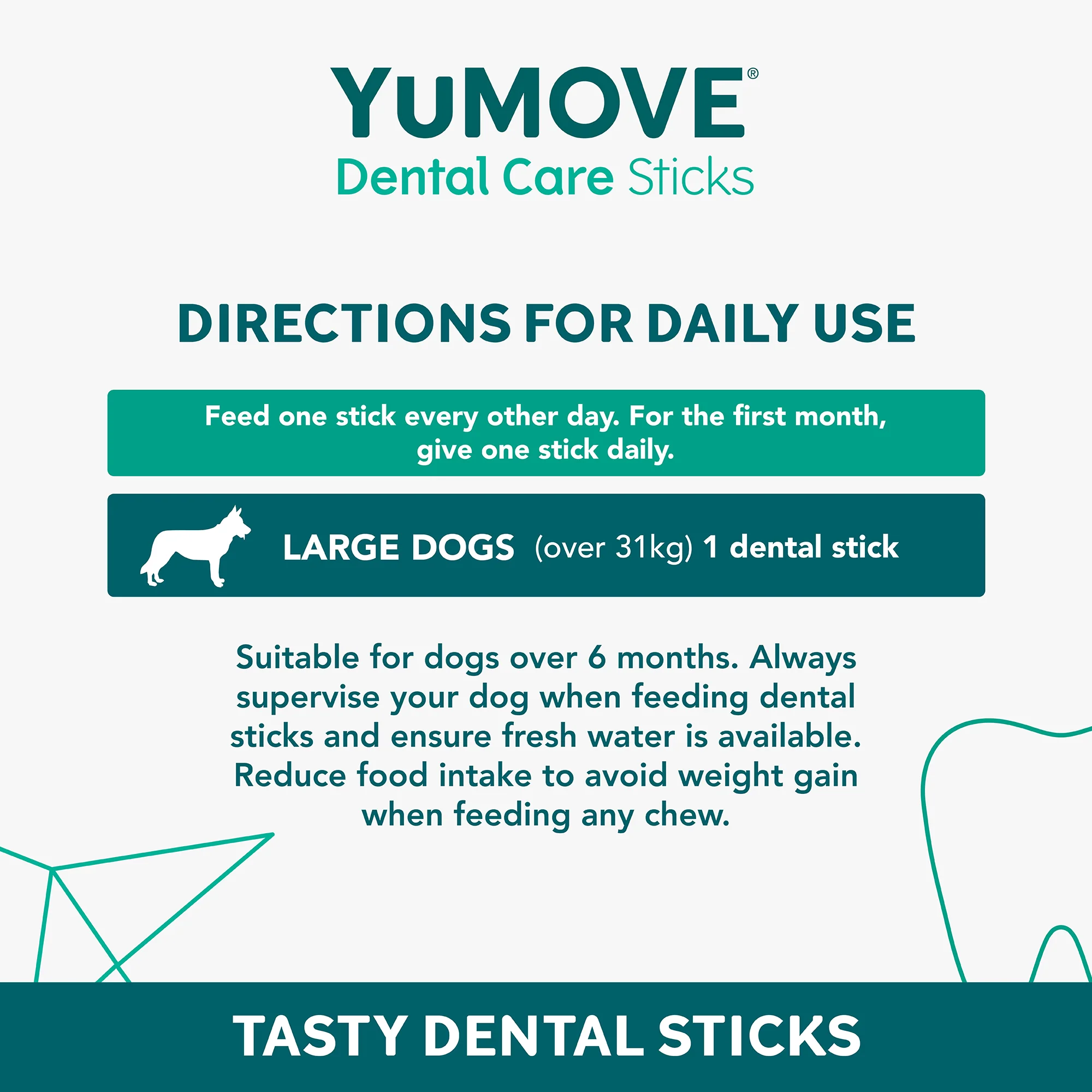 YuMOVE Dental Care For Dogs (14 sticks) - Image 13